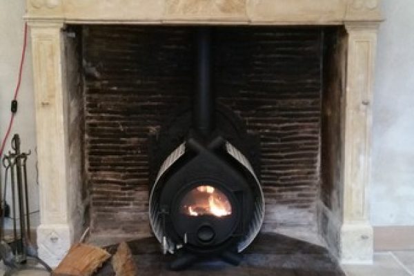 Réalisation d'un chauffage bois à Ruffec, Elec Sol'Air