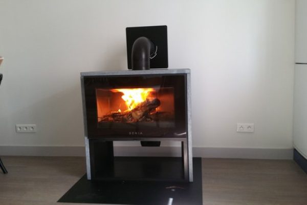 Réalisation d'un chauffage bois à Ruffec, Elec Sol'Air